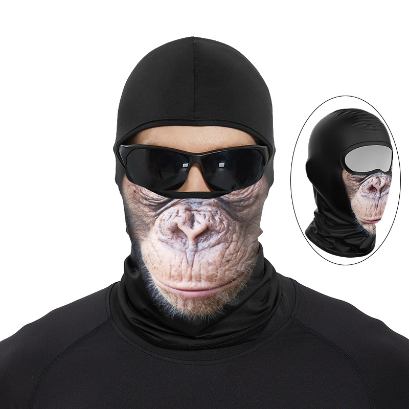 Funny Ape Mouth Skull Balaclav - đánh giá và giá Motorcycle Gear For Woman